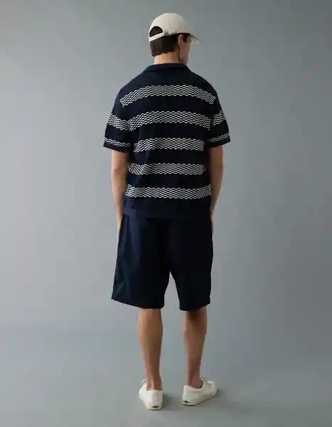 Suéter Hombre Tejido Azul Talla: LARGE 2027410 American Eagle