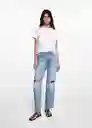 Jean Clean Tejano Medio Talla 20 Teen Mango