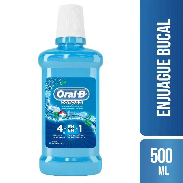Oral-B Enjuague Bucal Complete 4 en1 Menta Refrescante