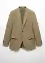 Blazer Americana Amalfip Khaki Talla 48 Hombre Mango