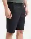 Short Elasticated Waist Negro Sombrío Ultra Oscuro 30 Chevignon