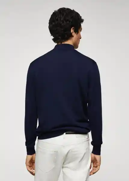 Saco Jersey Willyp Navy Talla M Hombre Mango