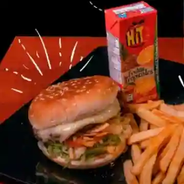 Menú Infantil Hamburguesa