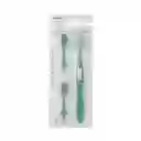 Cepillo Dental Con Cabeza Reemplazable 1 Mango 3 Cabezas Miniso