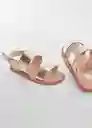 Sandalias Dannab Oro Talla 26 Niñas Mango