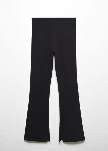 Leggings Flaret Negro Talla 22 Teen Niñas Mango