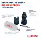 Bosch Set de Puntas para Atornillador 