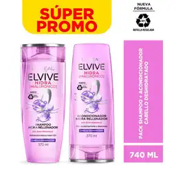 Loreal Paris Shampoo Elvive Hidra Hialurónico + Acondicionador