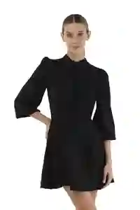 Vestido Corto Juliette Negro Talla S Mercedes Campuzano
