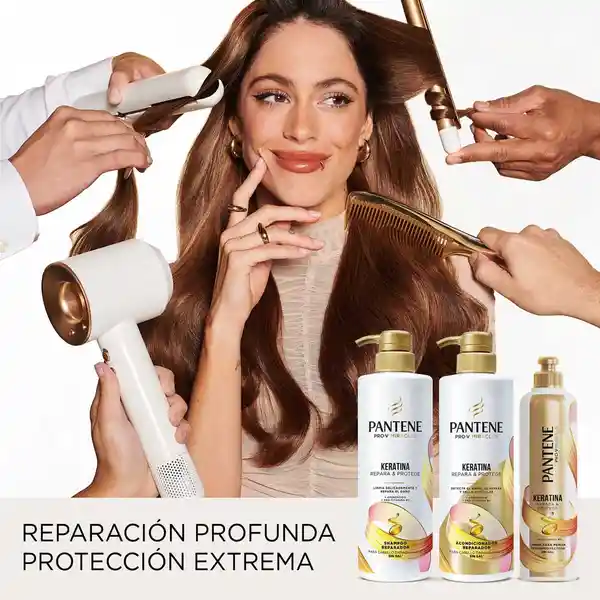Pantene Shampoo Keratina Sin Sal