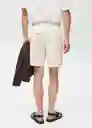 Bermuda Darb Crudo Talla 44 Hombre Mango