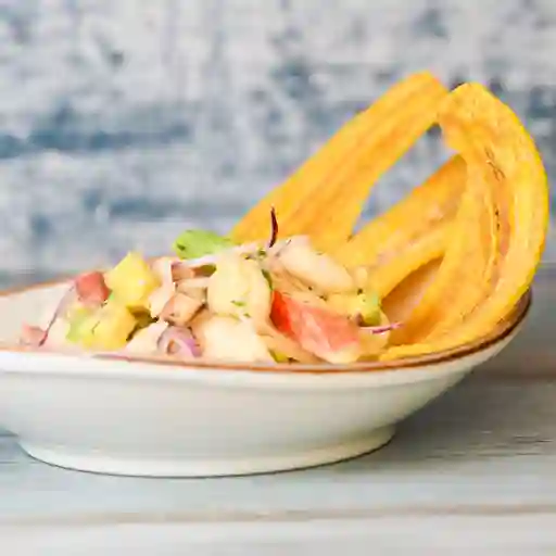 Ceviche mariscos agridulce (japón)