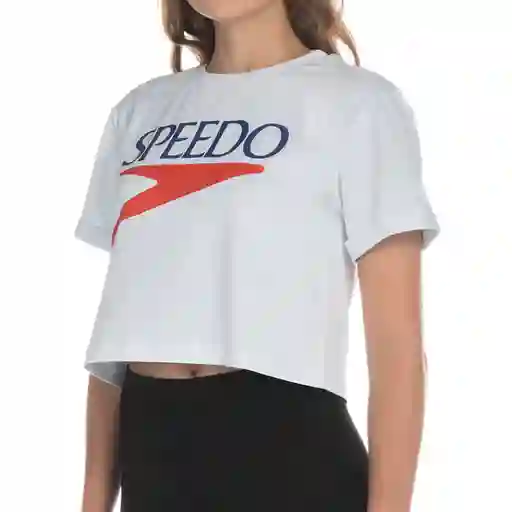 Speedo Camiseta Crop Logo Vintage Fem M