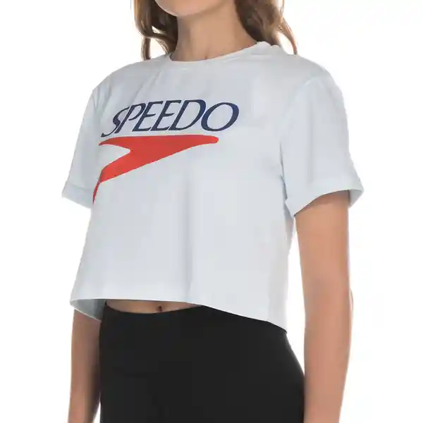 Speedo Camiseta Crop Logo Vintage Fem M