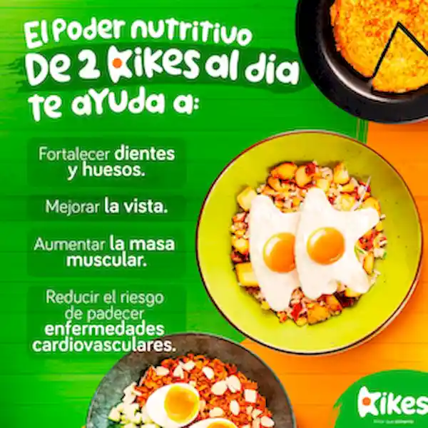 Kikes Amor que alimenta Huevos AA Rojos L