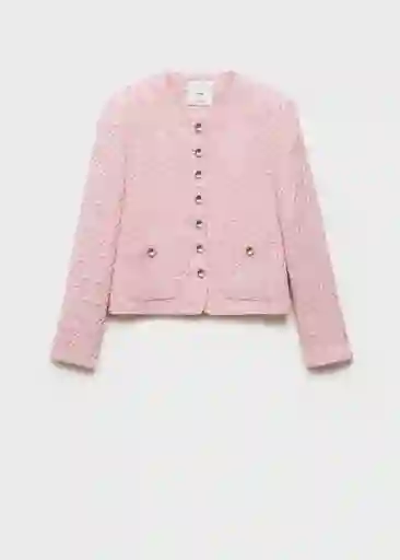 Chaqueta Karakoy Rosa Talla M Mujer Mango