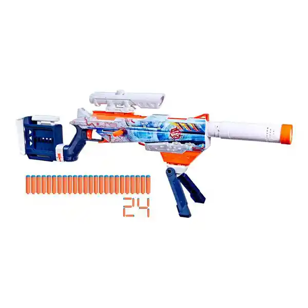 Nerf Juguete Lanzador Loadout Artic Zerostriker 24 Dardos