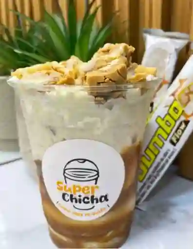 Chicha con Jumbo Flow y Arequipe