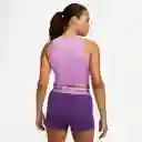 Nike Polera W Crop Tank Grx Morado Para Mujer Talla L