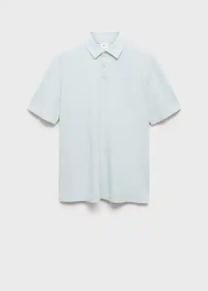 Polo Poloslub-h Celeste Talla S Hombre Mango