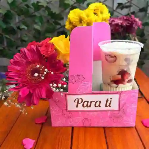 Cartera con Fresas con Crema