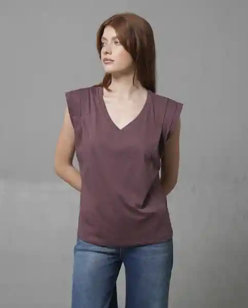 Camiseta Mujer Morado Talla XL 209G107_MOR182109 Rifle