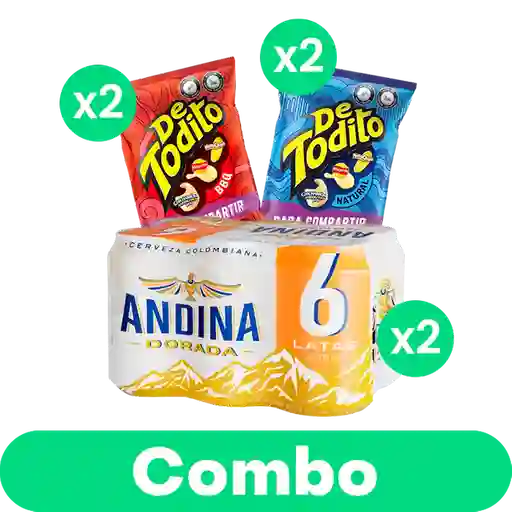 Combo 4 Pack de Todito + 6Pack Andina X2