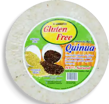 Gluten Free Arepa de Maíz y Quinua sin Sal