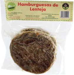 Hamburguesa Gluten Free Lenteja 100 g