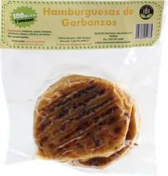 Gluten Free Hamburguesa Garbanzo
