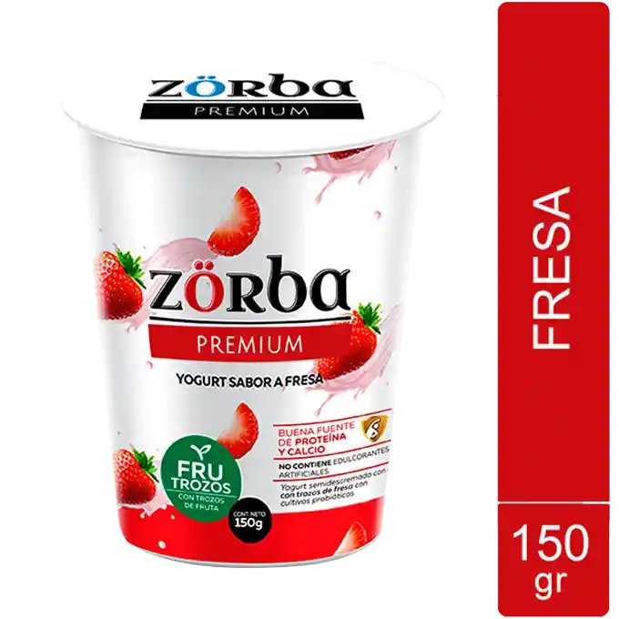 Zorba Líquido Yogurt Sabor Fresa