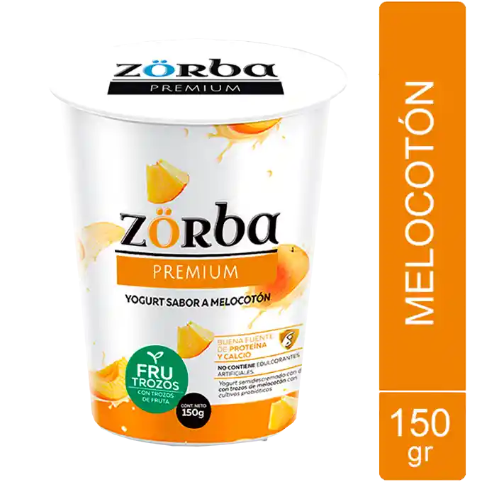 Zorba Líquido Yogurt Sabor Melocoton