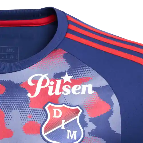 Adidas Camiseta Medellin Dim Manga Corta Hombre Rojo Talla M