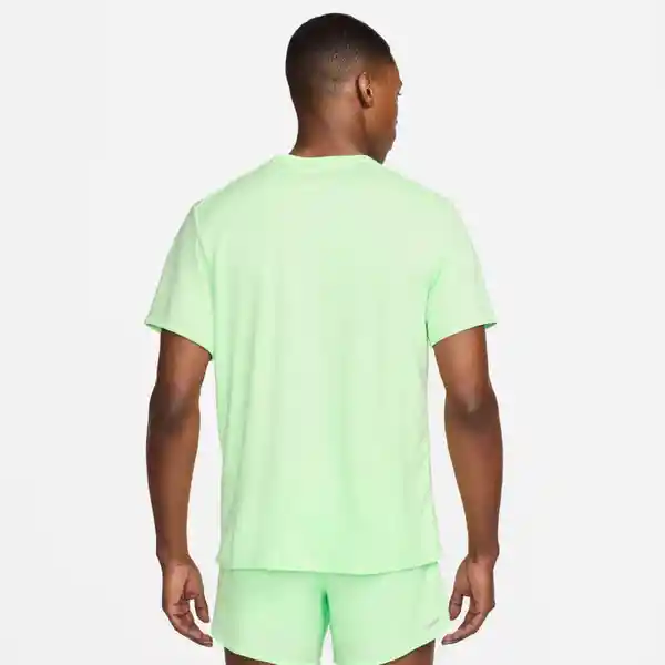 Nike Camiseta M Df Uv Miler Ss Para Hombre Verde Talla L