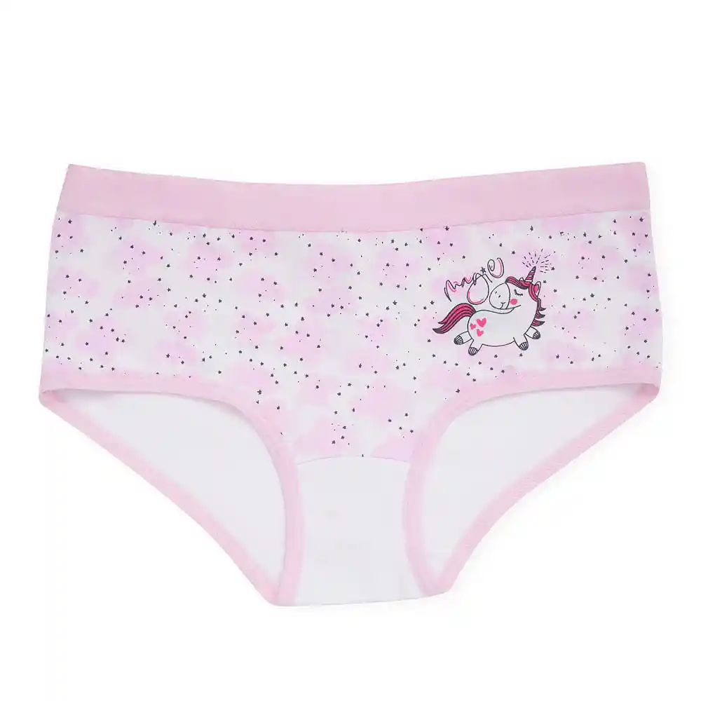 Panty Algodon Niña Rosado 31442 St Rina Talla 6