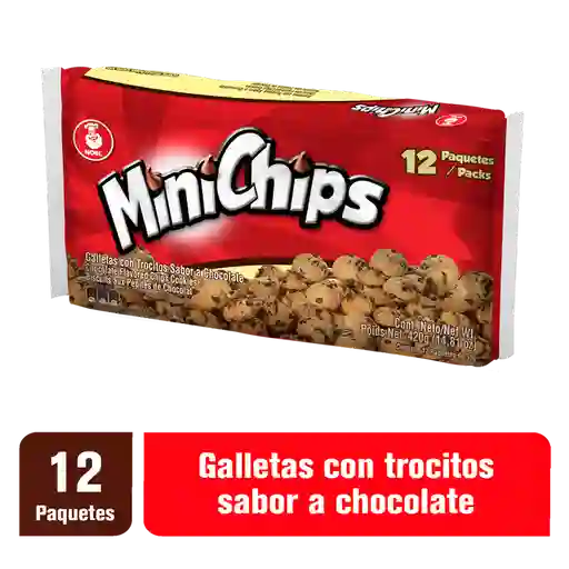 Mini Chips Galletas con Trocitos de Chocolate