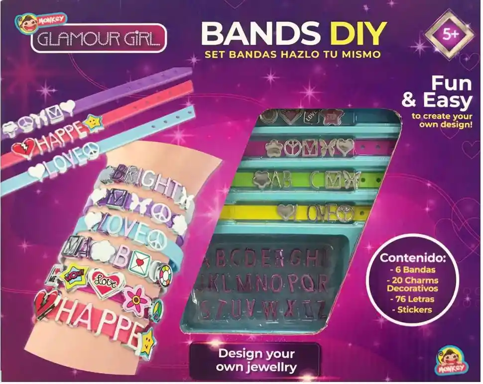 Set Pulseras Con Mensaje Dima