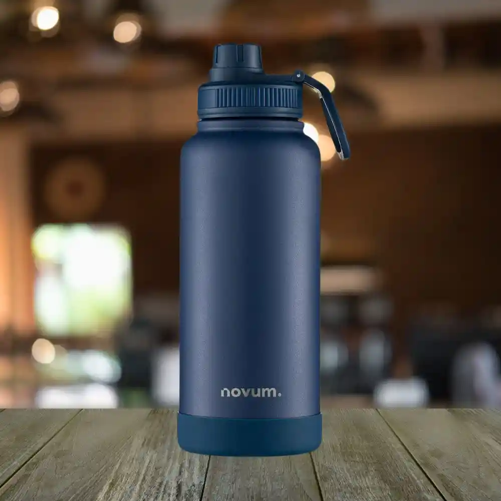 Termo Deportivo32 Oz/950 Ml Azul Novum Atdka32a