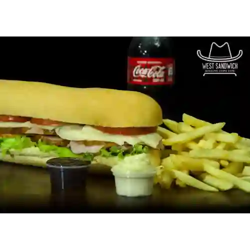 Sandwich de Pernil Ahumado Grande