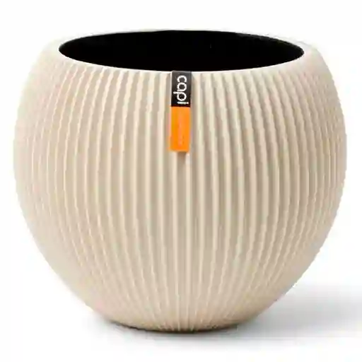 Tumatera Maceta Ball Groove Beige