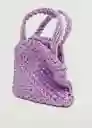 Bolso P Manuela Lila Talla 99 Mujer Mango