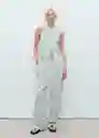 Top Lauri Verde Pastel Talla M Mujer Mango