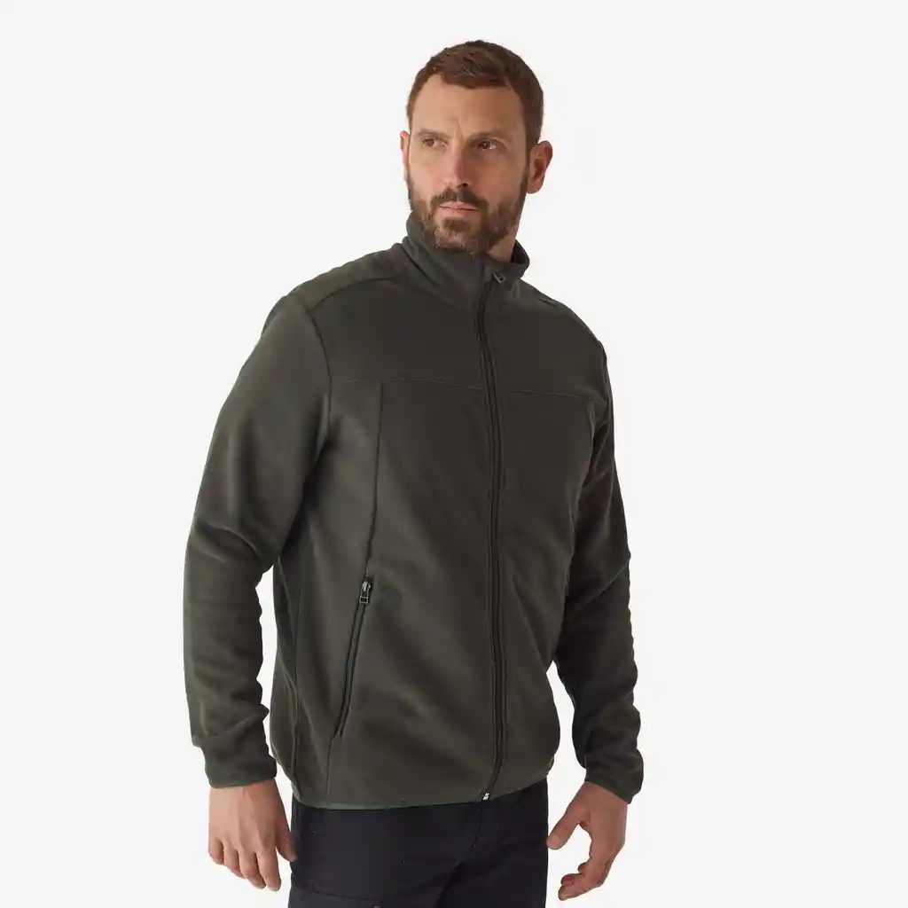 Saco Polar Adulto 100 Verde Talla L