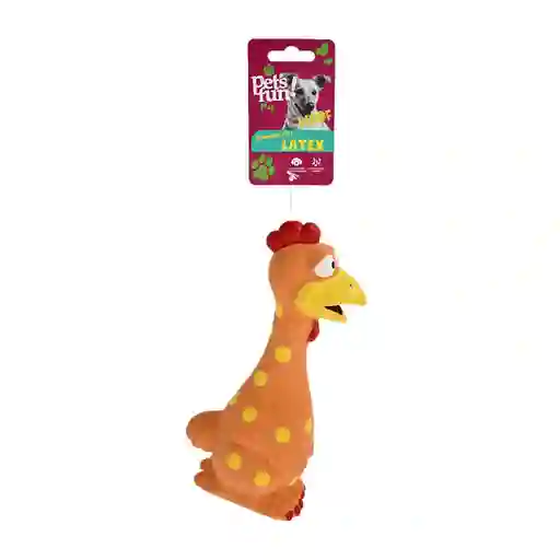 Juguete Latex Gallina