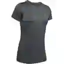 Under Armour Camiseta Sleeve Cre Neck Mujer Gris SM 1277207-090