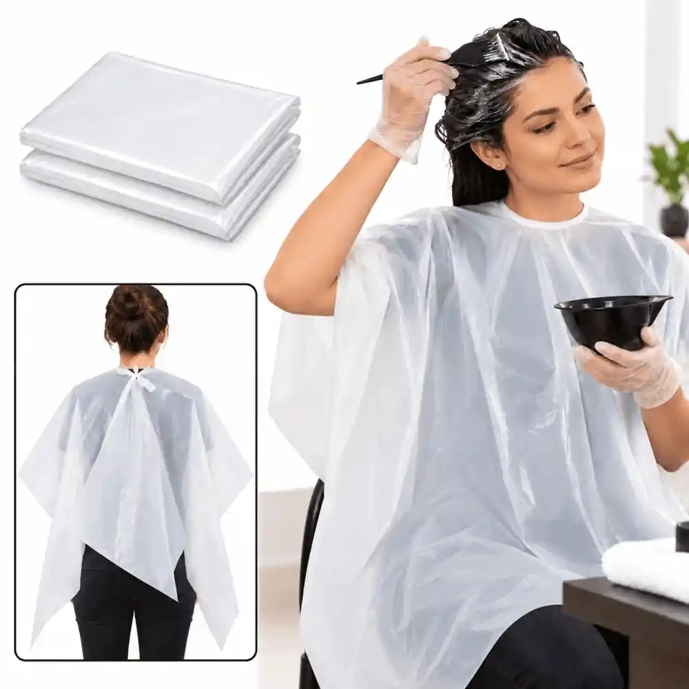 Magitex Capa Plastica Desechable Con Amarre en El Cuello