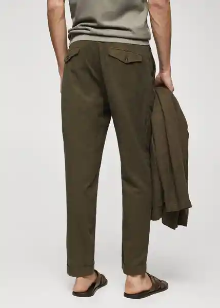 Pantalón Delave Caza Talla 44 Hombre Mango