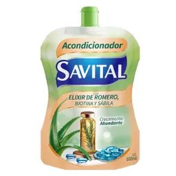 Acondicionador Savital Elixir de Romero Biotina y Sabila
