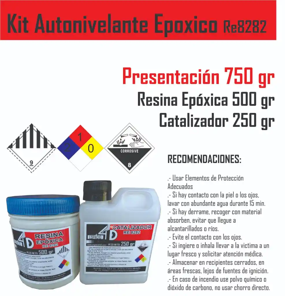 6kg Resina Epoxica 2 A 1 Para Mesas Y Pisos