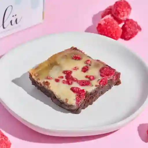 Brownie de frambuesa